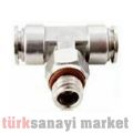 316 L Serisi Paslanmaz Orta Bacak Te Fittings